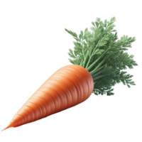 carota su sfondo trasparente png