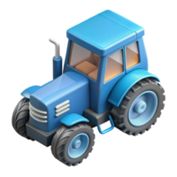 3d isometric icon of tractor png