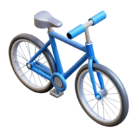 3d isométrica icono de bicicleta png