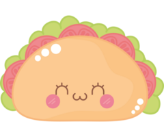 kawaii taco conception png