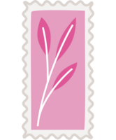 plant stamp illustration png