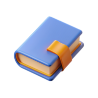 3D Illustrated Book Icon png