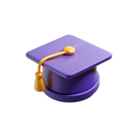 púrpura graduación gorra transparente png