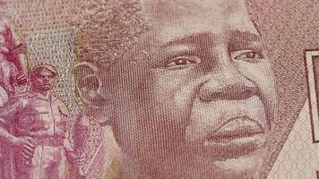50 Zimbabwe dollars nationale devise légal soumissionner billet de banque facture central 3 video