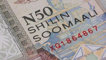 50 somalí chelín llamada de socorro nacional moneda dinero legal oferta cuenta central banco 4 4 video