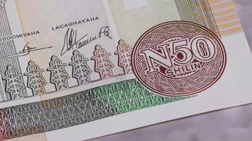 50 somali Schilling SOS National Währung Geld legal zärtlich Rechnung zentral Bank 5 video