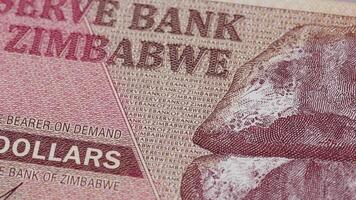 50 Zimbabwe dollars nationale devise légal soumissionner billet de banque facture banque 4 video