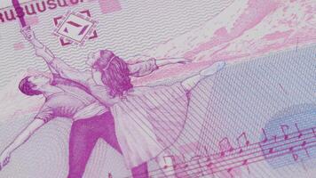50 arménien drams nationale devise argent légal soumissionner facture central banque 4 video