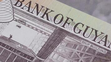 20 Guyane dollars nationale devise légal soumissionner billet de banque facture banque 3 video