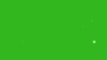 Shine shimmering light effect animation green screen background video