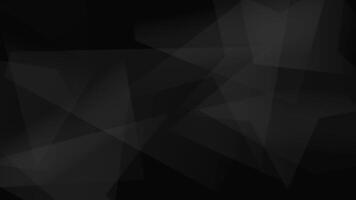 Dark black gray abstract shapes background graphic animation video