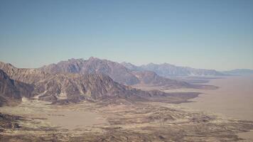 aéreo Visão do deserto montanha alcance video