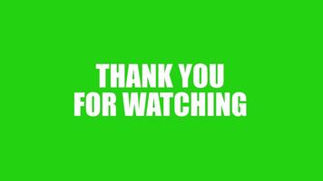 Thank you for watching green screen motion graphics animation video