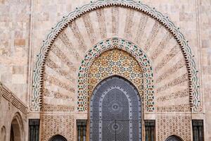 casa blanca, hassan ii mezquita foto