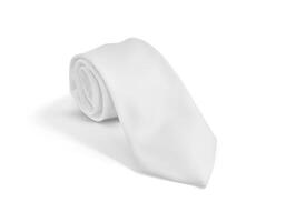 tie on white background photo