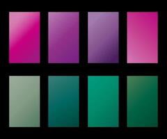 conjunto de gradientes brillante, liso, pastel degradado colores diseños para dispositivos, ordenadores y moderno teléfono inteligente pantalla antecedentes. vector