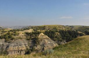 Gorgeous Rugged and Remote Landscape in Rural North Dakota photo