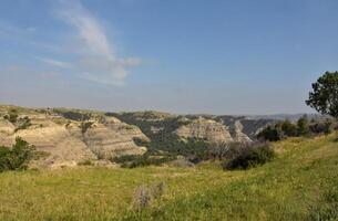 Stunning Rugged Landscape of North Unit in North Dakota photo