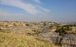 increíble puntos de vista de el páramos en norte Dakota foto