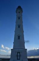 Imposing Lighthouse Rising up the Blue Skies photo