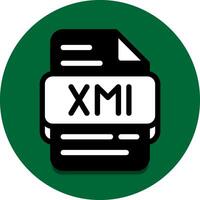 XML file type database icon. document files and format extension symbol icons. with background vector