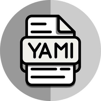 yaml archivos plano icono. documentos y archivos. lata ser usado para móvil aplicaciones, sitios web y interfaces vector