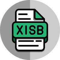 Xlsb file flat icon. spreadsheet symbol document icons. Can be used for mobile apps, websites and interfaces vector