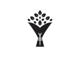 Bouquet icon design template isolated illustration vector