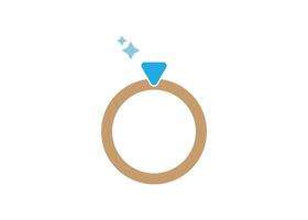 Ring icon design template isolated illustration vector