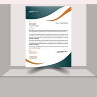 Modern And Minimalist Letterhead Design vector