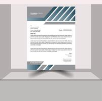 Minimalist Letterhead Design vector