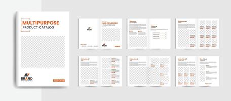 Company product catalogue design template. vector