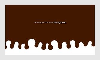 Chocolate falling drops background. isolated on white. vector