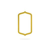 golden shield icon design template vector