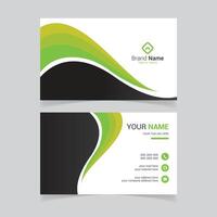 Modern business card design template vector