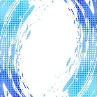 Blue Gradient Brush Texture Background with Halftone Effect. Vibrant Sport Background with Grunge Style vector