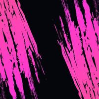 negro y rosado degradado cepillo textura antecedentes. vibrante deporte antecedentes con grunge estilo vector