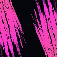 Black and Pink Gradient Brush Texture Background. Vibrant Sport Background with Grunge Style vector