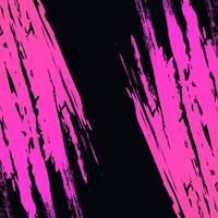 Black and Pink Gradient Brush Texture Background. Vibrant Sport Background with Grunge Style vector