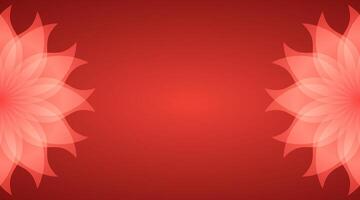 transparent flower abstract background vector