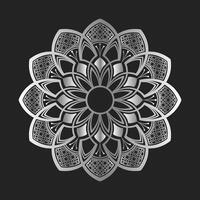 mandala ornament, round decorative design vector