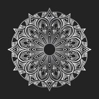 mandala ornament, round decorative design vector