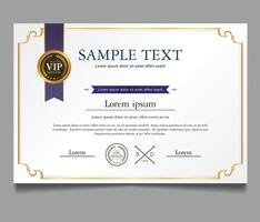 Modern Creative Business, Training Achievement Certificate Template vector