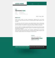 letterhead elegant letterhead design template vector