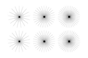 Abstract Sparkle Shape Symbol Sign pictogram symbol visual illustration Set vector