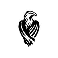 águila logo diseño ilustración vector