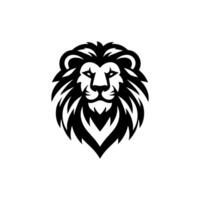 illustration of lion head logo vector