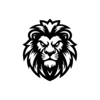 illustration of lion head logo vector