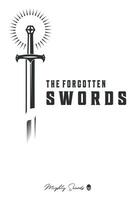 the forgotten sword logo vintage illustration design vector