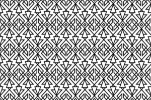 Abstract seamless Art Deco pattern. Decorative luxury repeating ornamental pattern with black thin line. vector